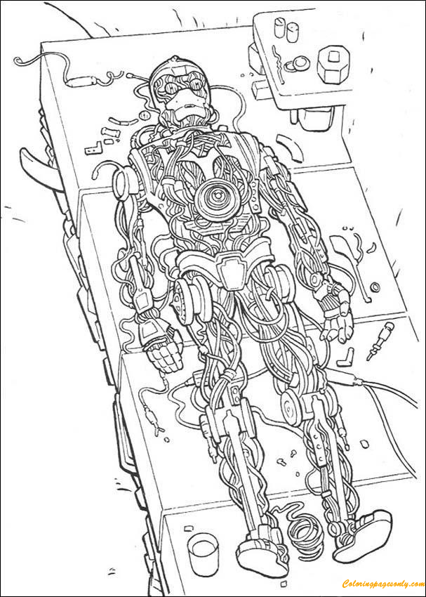 Robot C-3PO Coloring Pages