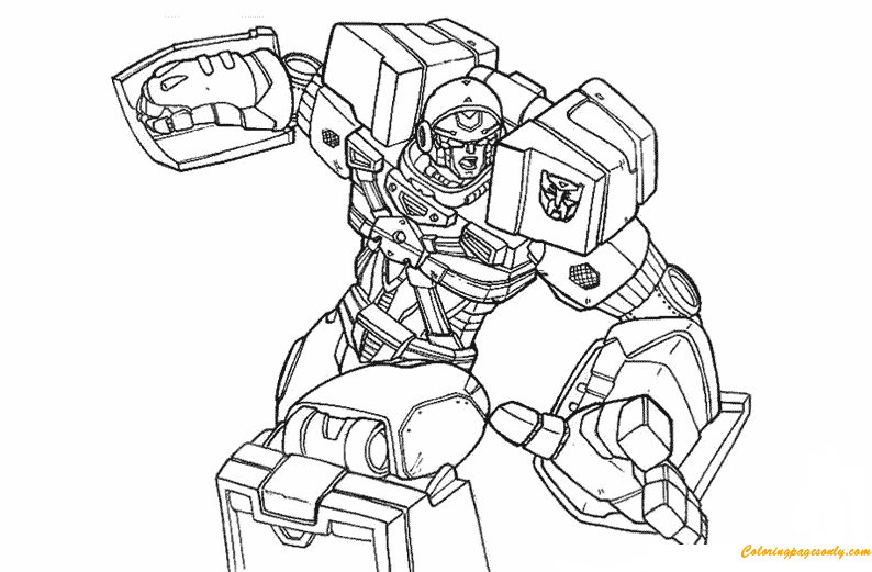 Robot Transformers Coloring Pages