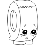 Rolla Tape Shopkins Coloring Page