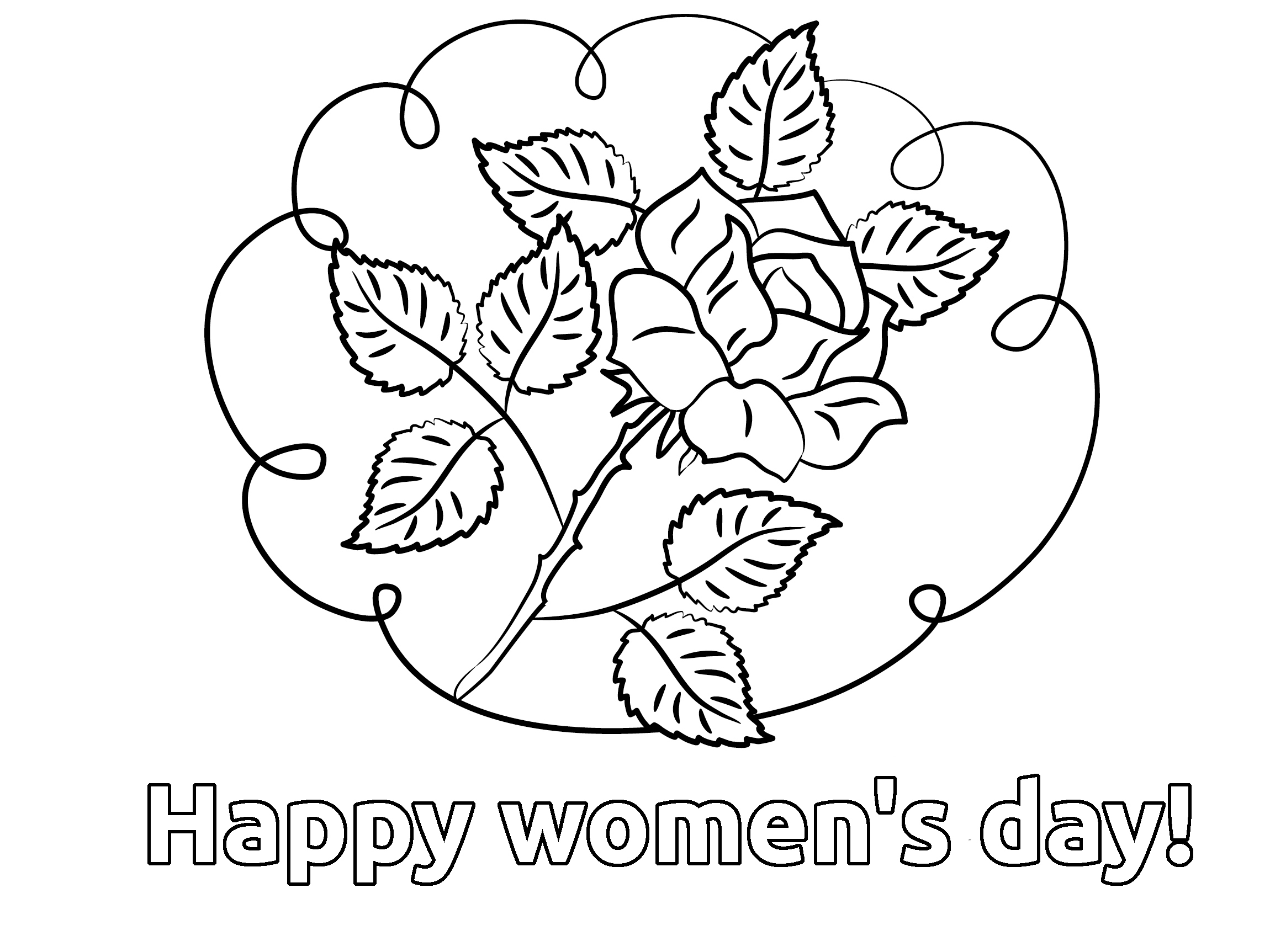 Happy Mother s Day Coloring Pages - Womens day Coloring Pages