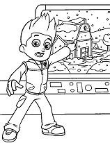 Ryder Snowfall Alert Coloring Pages