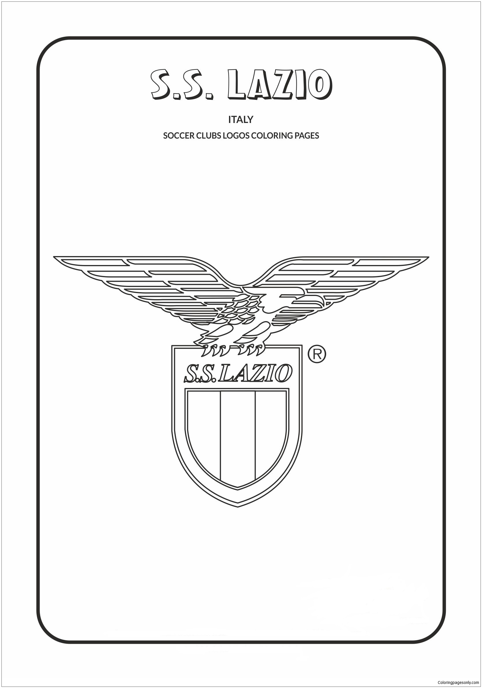 S.S. Lazio Coloring Page