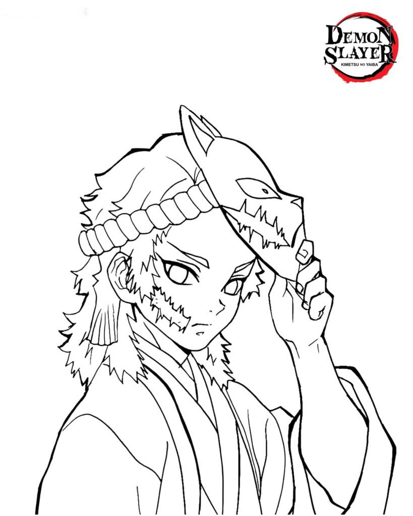 Demon Slayer Coloring Pages.