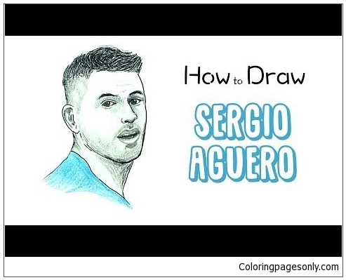 Sergio Agüero-image 2 Coloring Pages