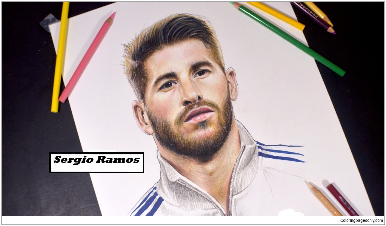 Sergio Ramos-image 2 Coloring Pages