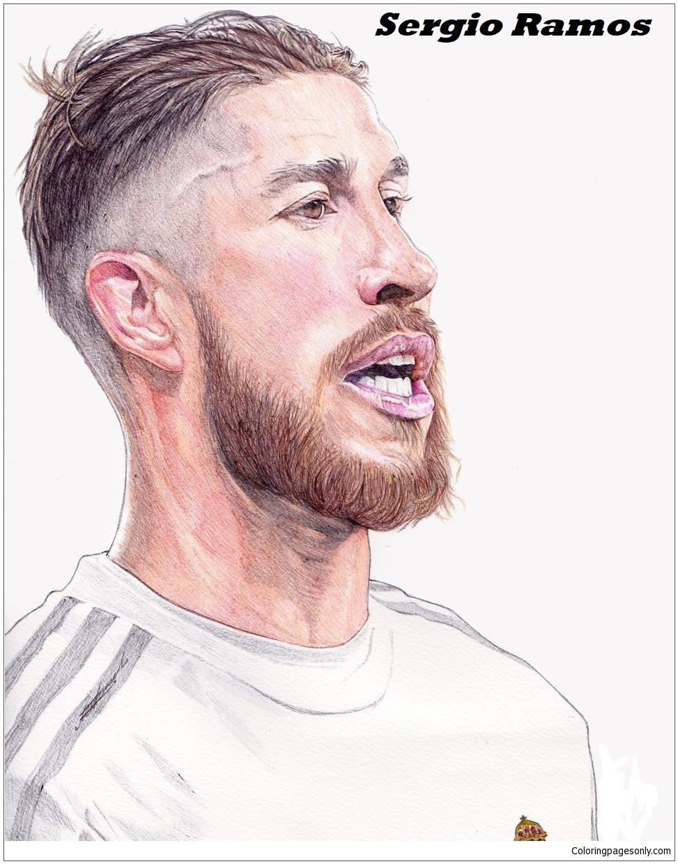 Sergio Ramos-image 4 Coloring Pages