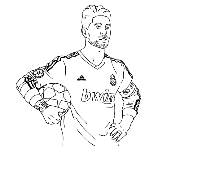 Sergio Ramos-image1 Coloring Page