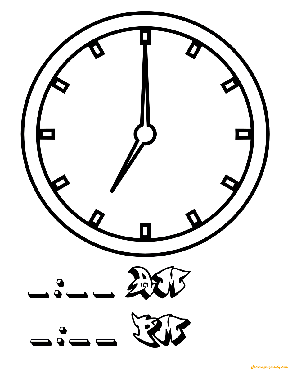 Sieben Uhr von Clock