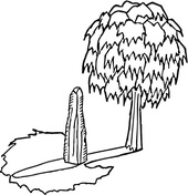 Shadow Of The Tree Coloring Pages