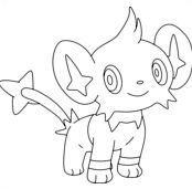 Shinx Pokemon Coloring Pages