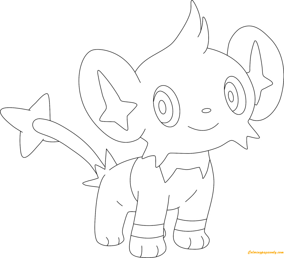 Download Shinx Pokemon Coloring Pages Cartoons Coloring Pages Coloring Pages For Kids And Adults