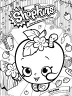 Shopkins Birthday Party Coloring Pages