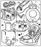 Shopkins New Coloring Pages