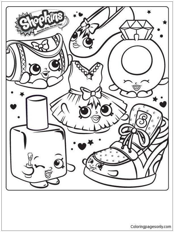 Shopkins New Coloring Pages - Shopkins Coloring Pages - Coloring Pages
