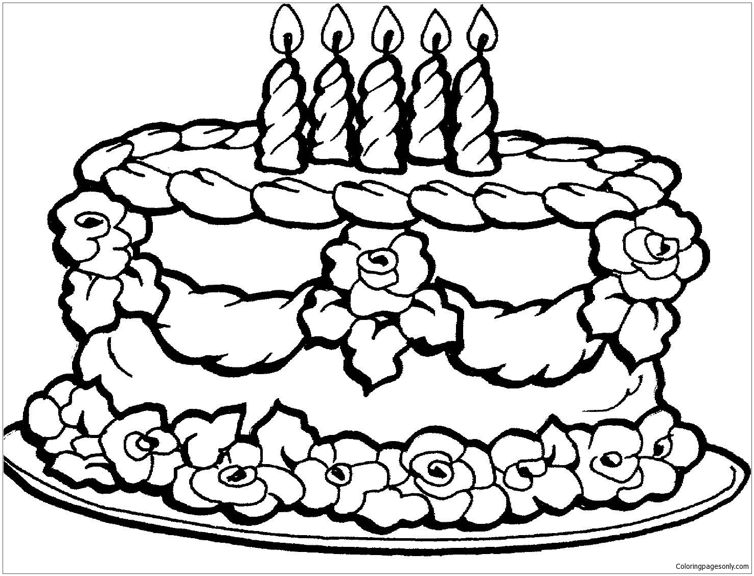 Shopkins Queenie Cake Coloring Pages