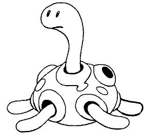 Shuckle Pokemon Coloring Pages