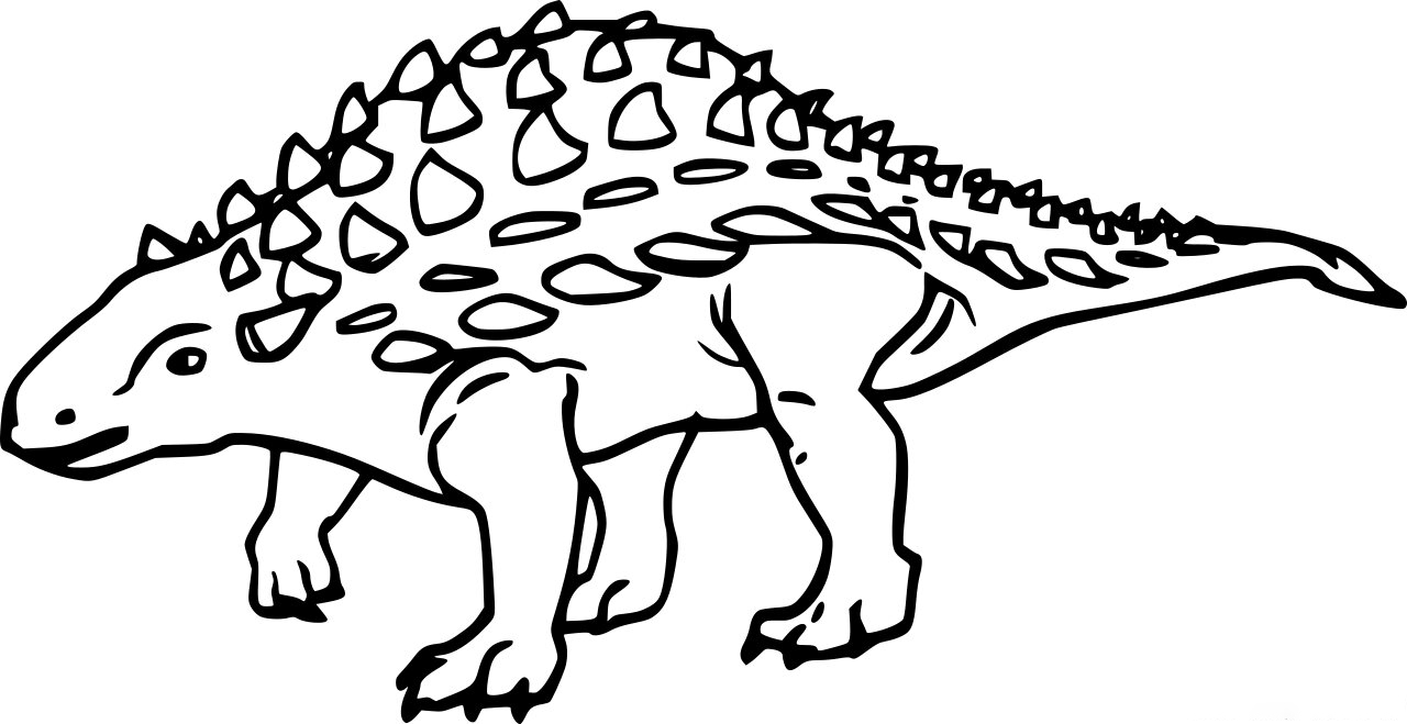 Download Silvisaurus Was A Herbivore A Part Of Ankylosaur Group The Armored Dinosaur Coloring Pages Dinosaurs Coloring Pages Free Printable Coloring Pages Online