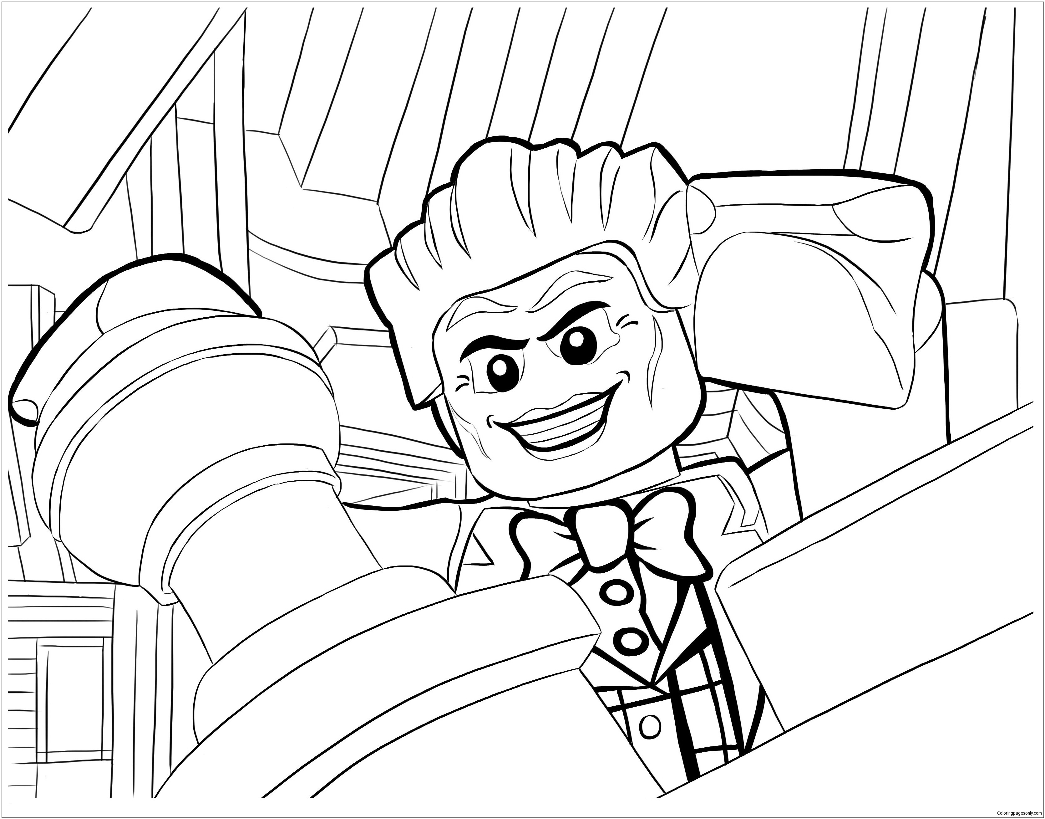 Simple Lego Batman Coloring Pages - Batman Coloring Pages - Coloring