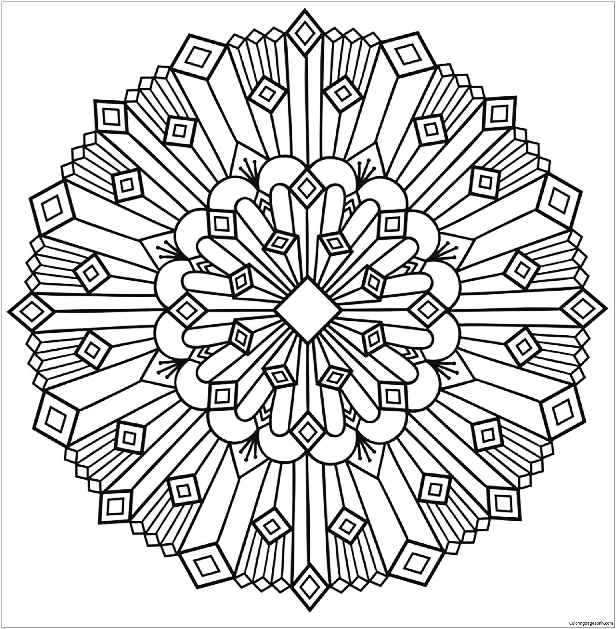 Einfaches Mandala 11 von Mandala