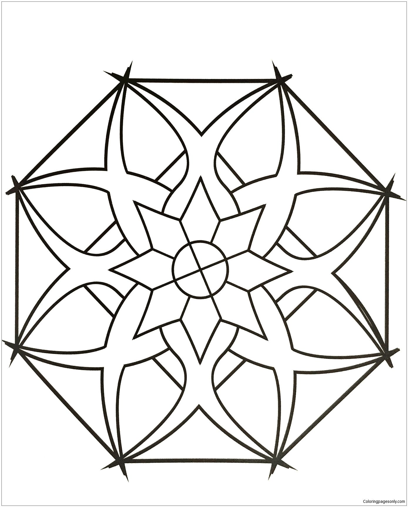 Simple Mandala 16 from Mandala