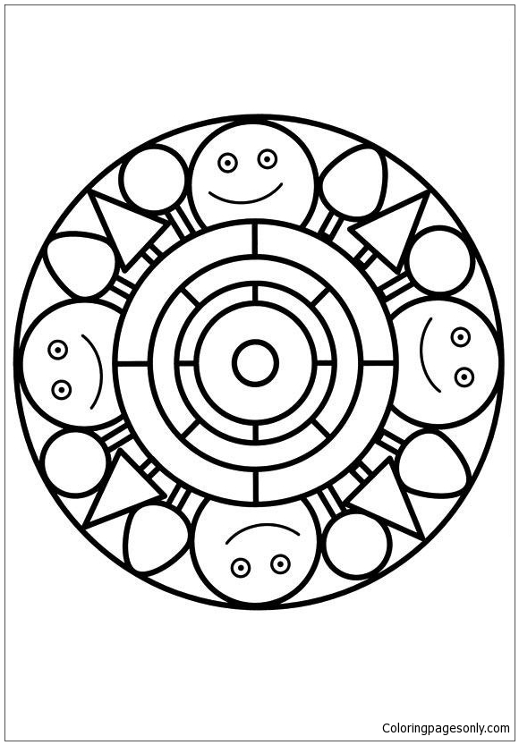 Mandala semplice 18 da Mandala