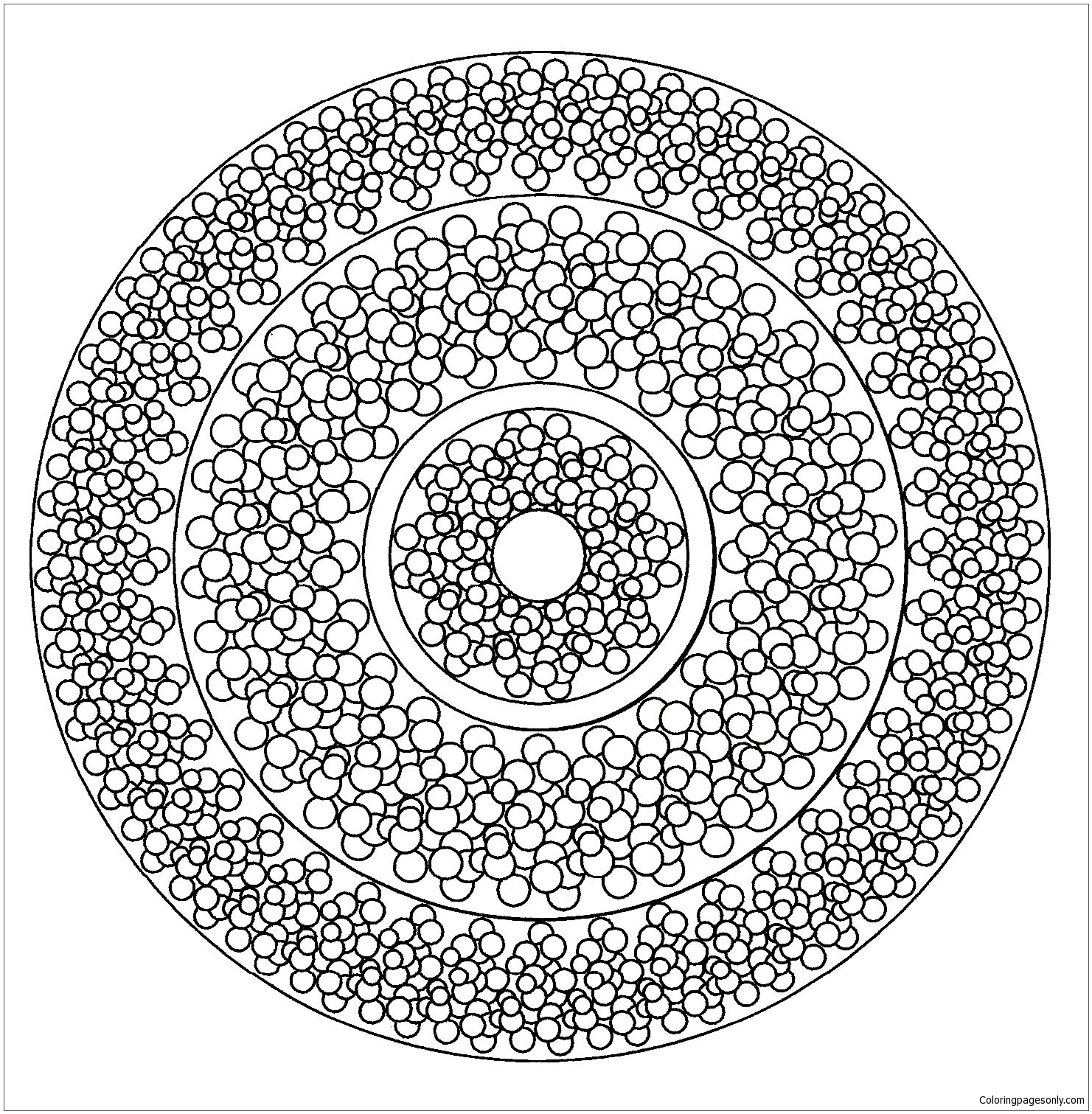 Einfaches Mandala 3 von Mandala