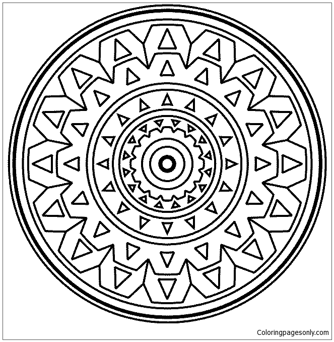 Mandala simple 6 de Mandala
