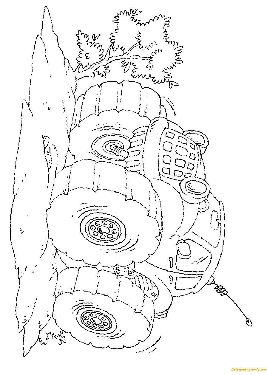 Simple Monster Truck Coloring Pages - Monster Truck ...