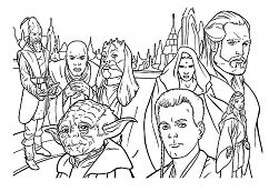 Simple Star Wars Coloring Pages