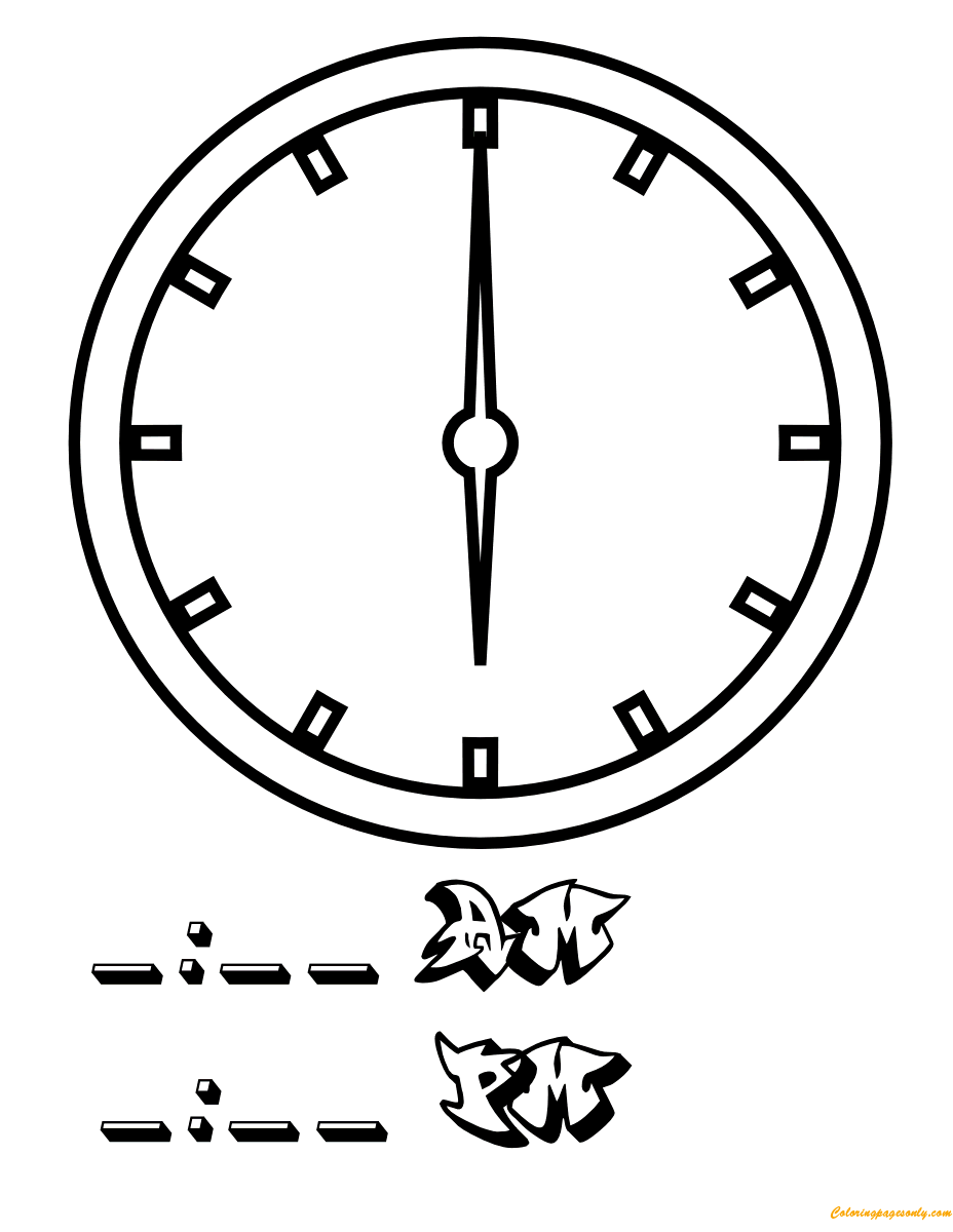 Sechs Uhr von Clock