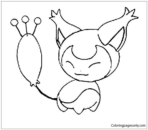 Skitty From Pokemon Coloring Pages