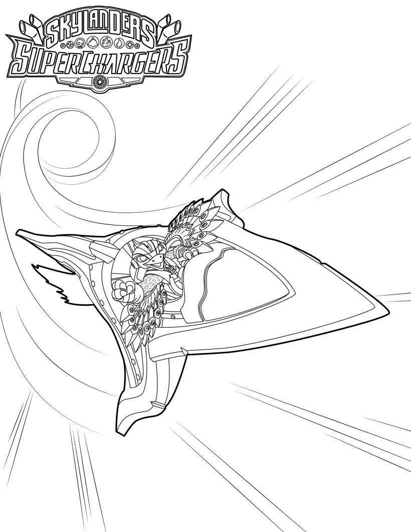Sky Slicer Coloring Pages