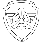 Skye Badge Coloring Page