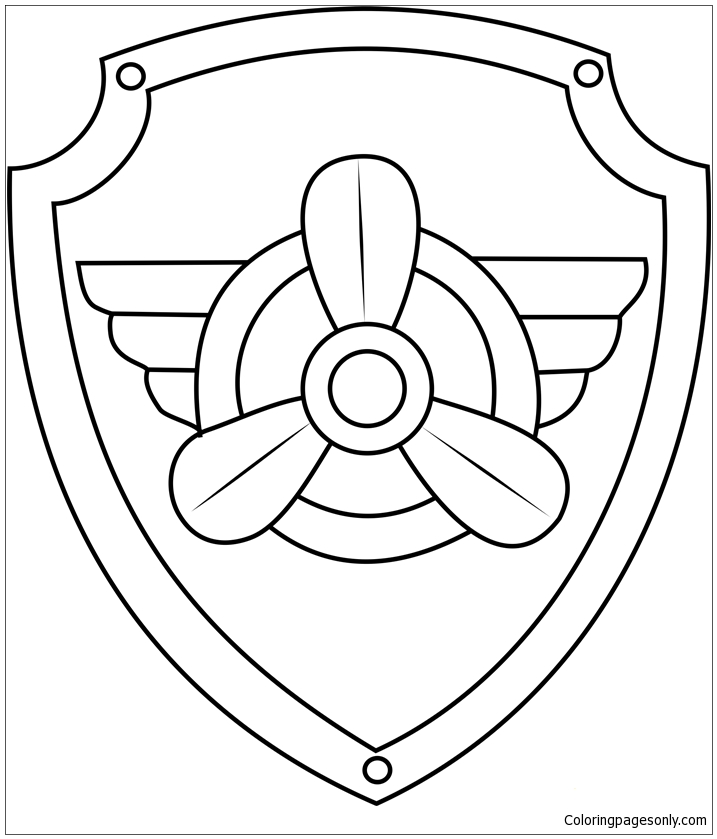 Distintivo Skye della Skye Paw Patrol