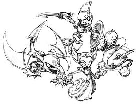 Skylanders Spyros Adventure Coloring Page