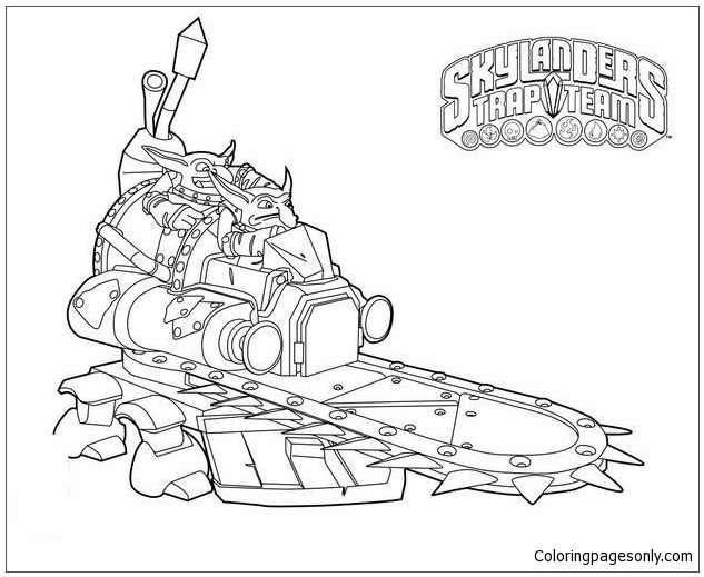 Skylanders Trap Team Coloring Pages - Free Printable Coloring Pages