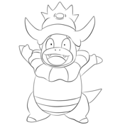 Slowking Pokemon Coloring Pages