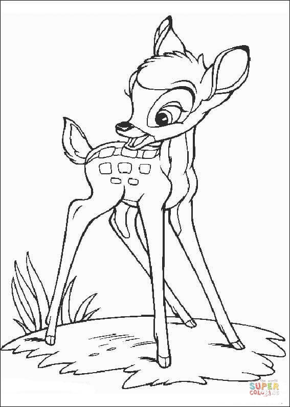 Smiling Bambi  from Bambi from Bambi