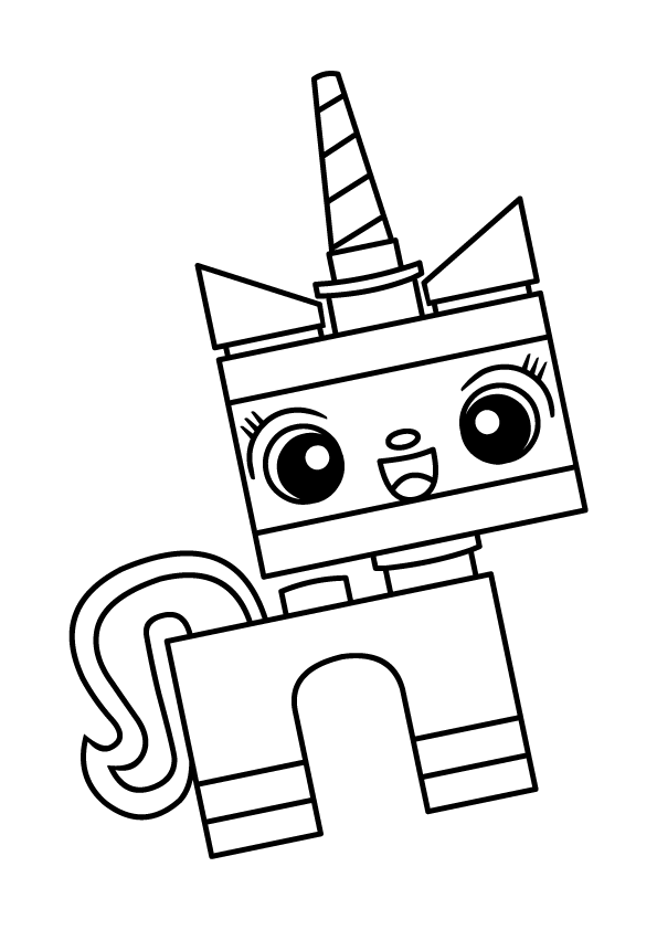 Unikitty Lego sorridente de Unicorn Cat