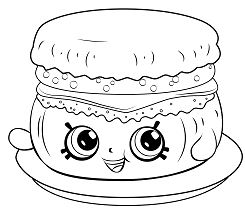 Snow Crush Shopkin Coloring Pages
