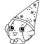 Snow Crush Shopkins Coloring Page
