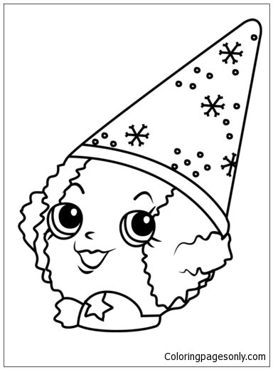 Snow Shopkin Coloring Pages