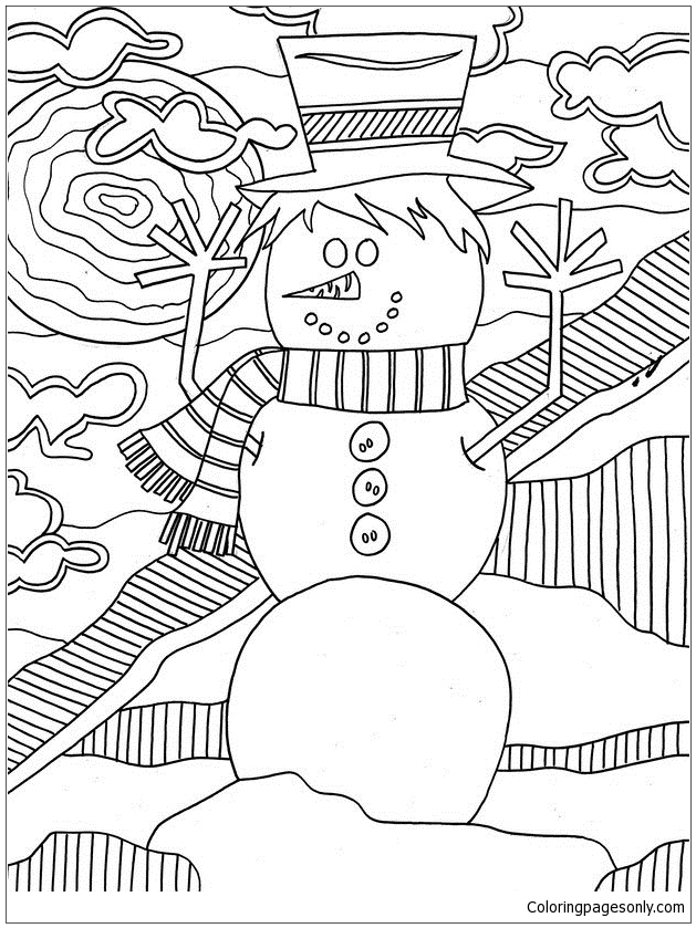 Snowman In Winter from Winter 2024