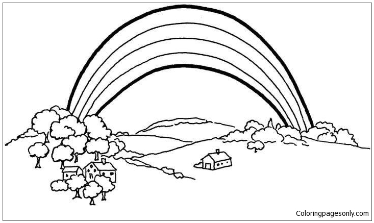 Da qualche parte sopra l'arcobaleno Natura dalle precipitazioni