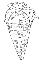 Download Peppa Pig with Ice Cream Coloring Page - Free Coloring ...