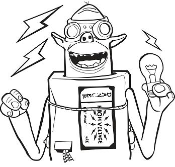 Sparky Coloring Page