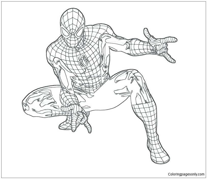 Spectacular Spiderman Coloring Pages - Spiderman Coloring Pages ...