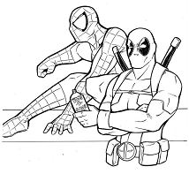 Spider-Man Meets Again Coloring Page