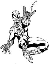 Spider Man Superhero Coloring Pages
