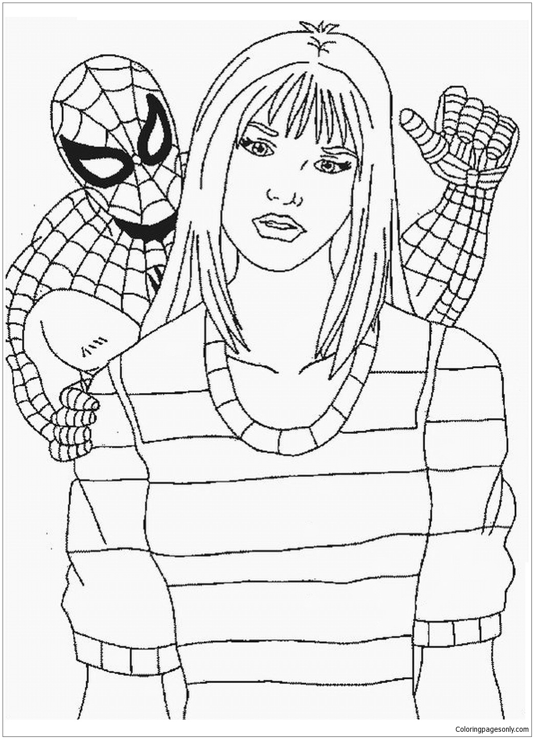 Spiderman 22 Coloring Pages